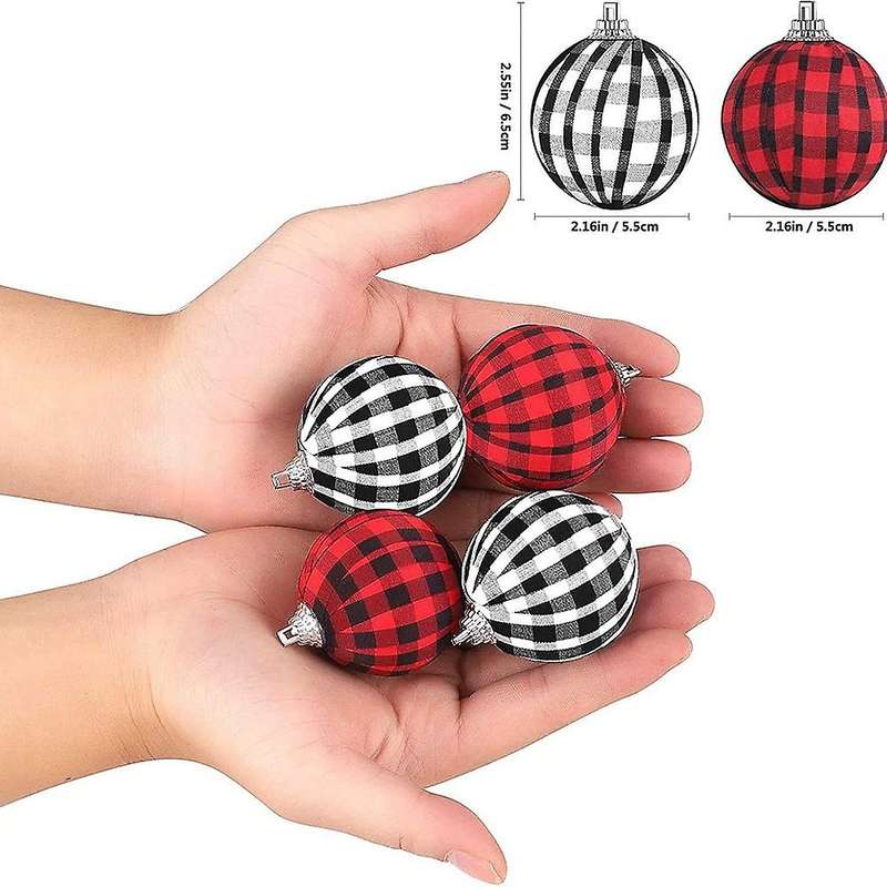 14 Pcs Lattice Ball Christmas Ball Ornament Hanging Ornament