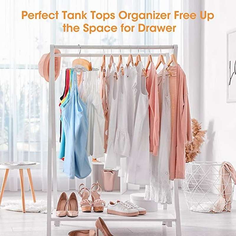Tank Top Hanger, 24 Large Capacity,camisole Organizer for Tank Tops-b