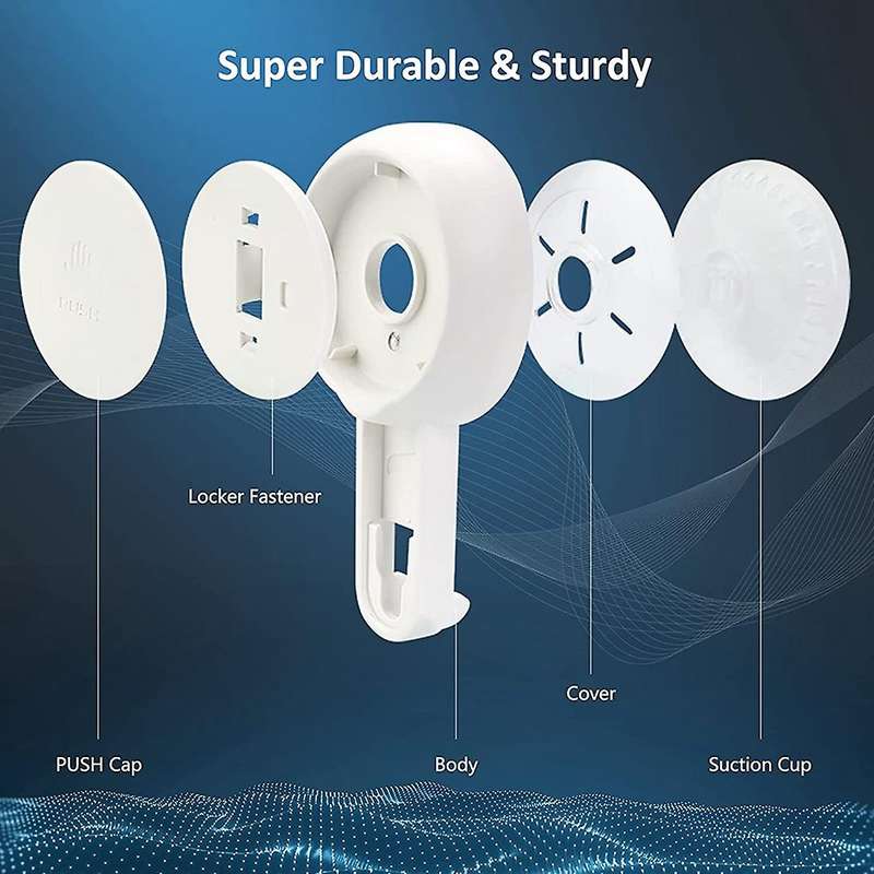Toothbrush Holder Suction Cup 2 Packs Shower for Drill-free Electric