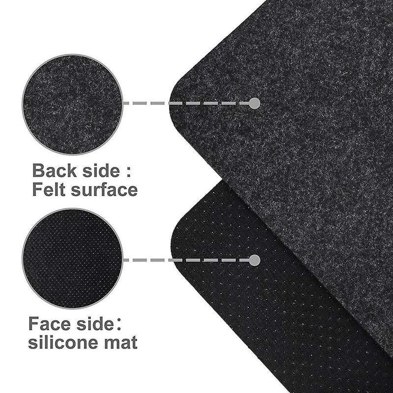 Heat Resistant Mat for Air Fryer,2 Pcs with Kitchen Appliance Sliders