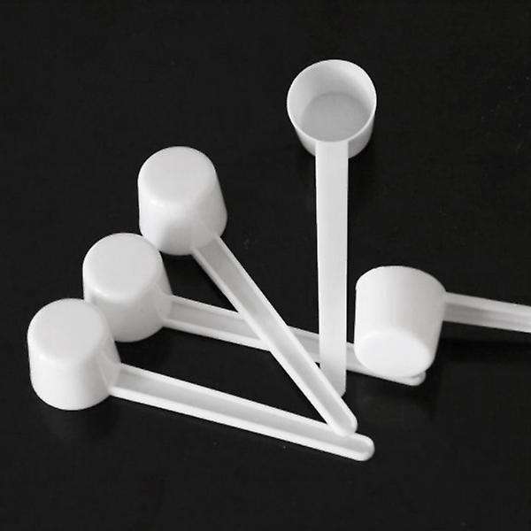 100pcs 5g Plastic Coffee Measuring Spoon, Used for Liquid Seasoning