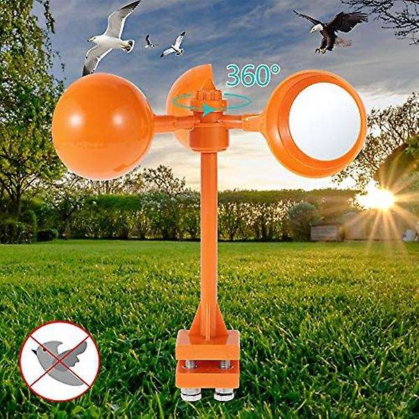 Bird Repellent Devices Outdoor Reflector 360 Degree Wind Power