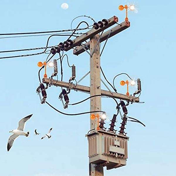 Bird Repellent Devices Outdoor Reflector 360 Degree Wind Power