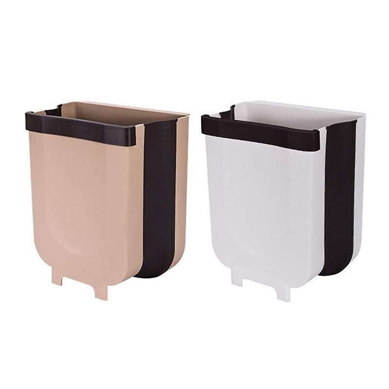 Portable Hang Trash Can Foldable Mini Trash Bin Garbage Can A