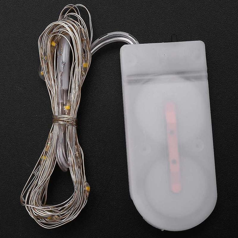 Pack Of 6 Led Starry String Lights with 20led On 1m Copper Wire