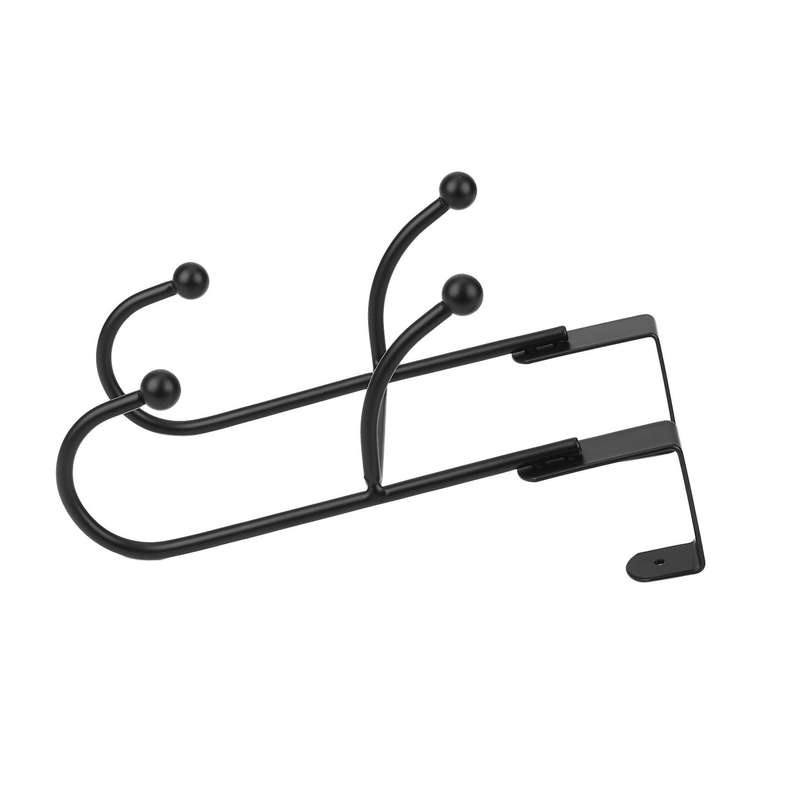2pcs Wrought Iron Wall Clothes Hanger Hook Home Decoration A
