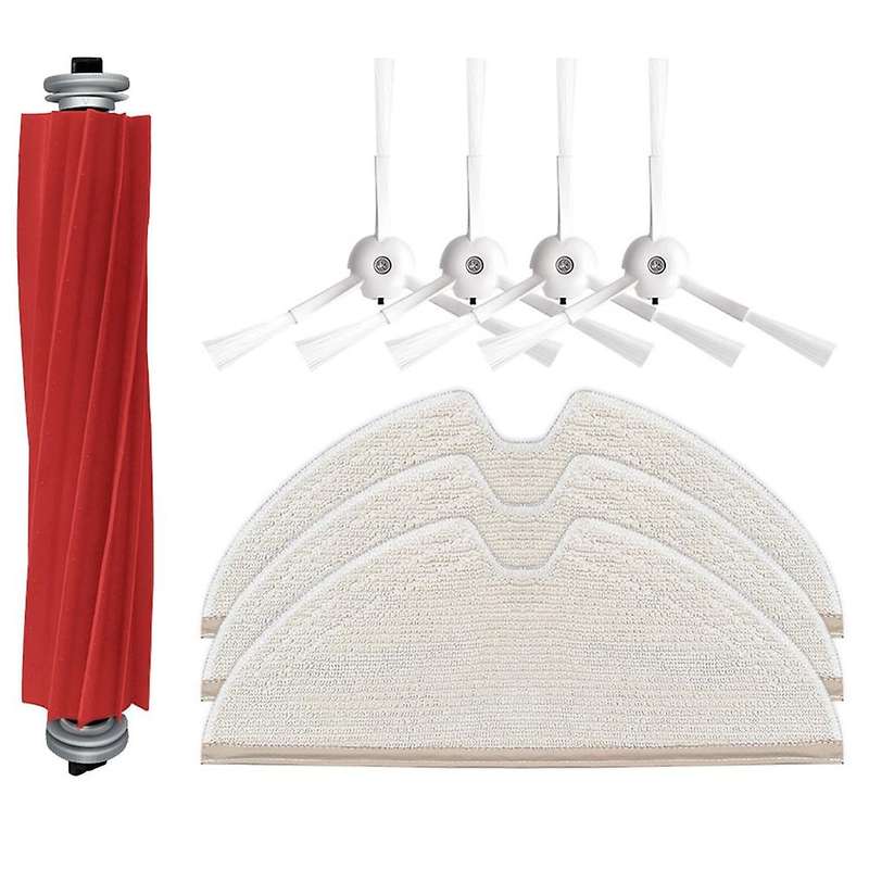 Roller Brush Side Brush Mop Cloth Kits for Xiaomi Roborock T8 Robot