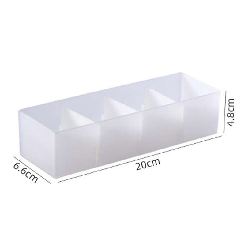 4pcs Partition Drawer Storage Box Partition Grid Storage Box (s)
