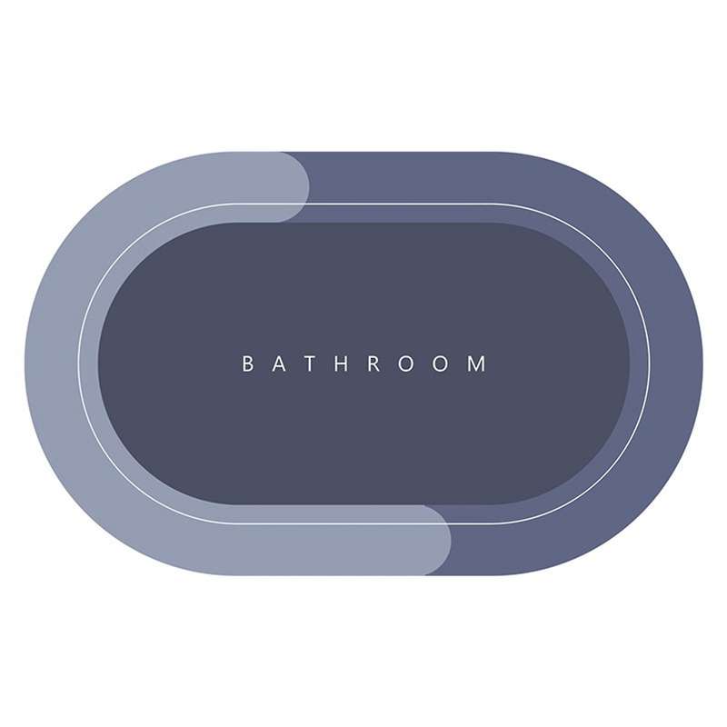 Super Absorbent Mat Quick Drying Bathroom Rug Non-slip Home Decor A