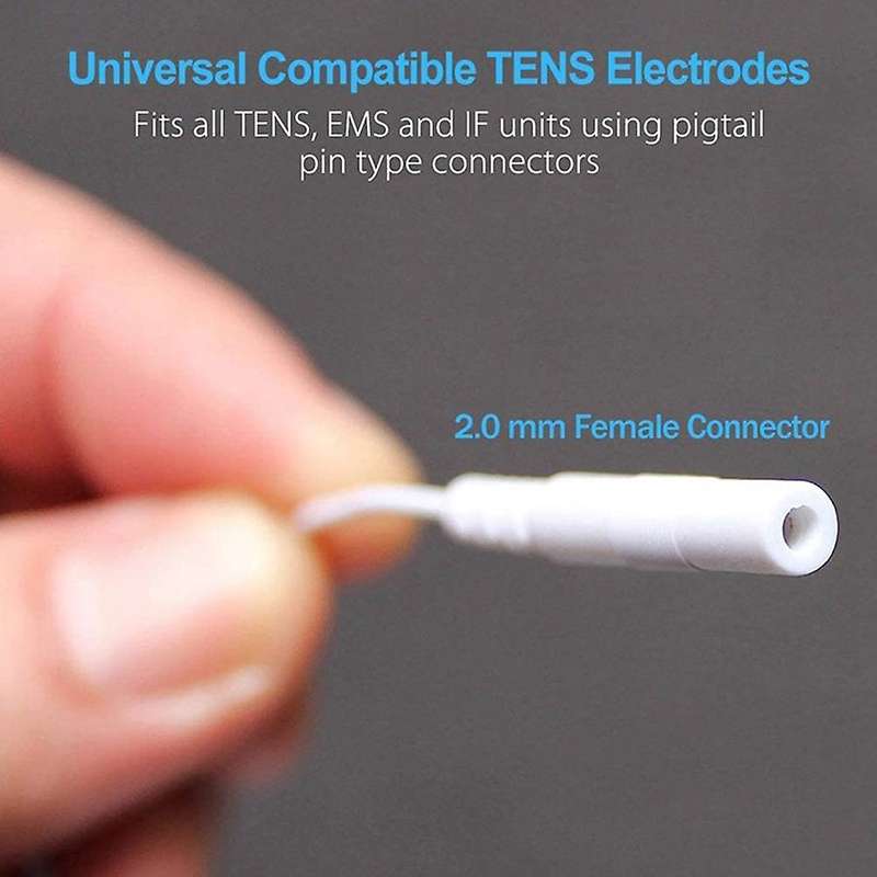Tens Unit Pads, 2x2 Electrodes for Ems Muscle Stimulator