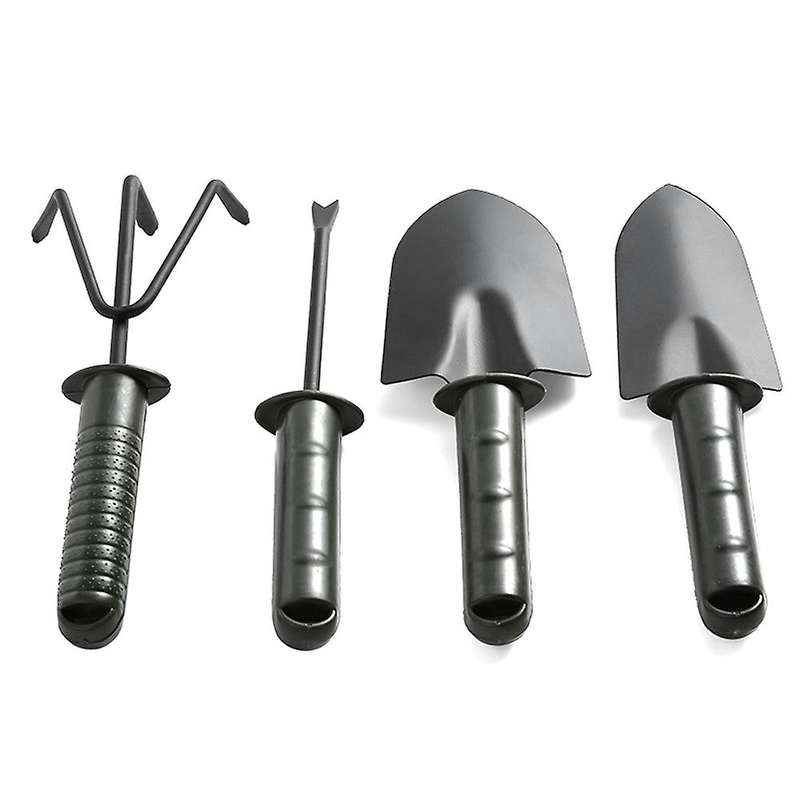 4pcs Flower Planting Soil Shovel Rake Fork Cultivator Trowel Kit