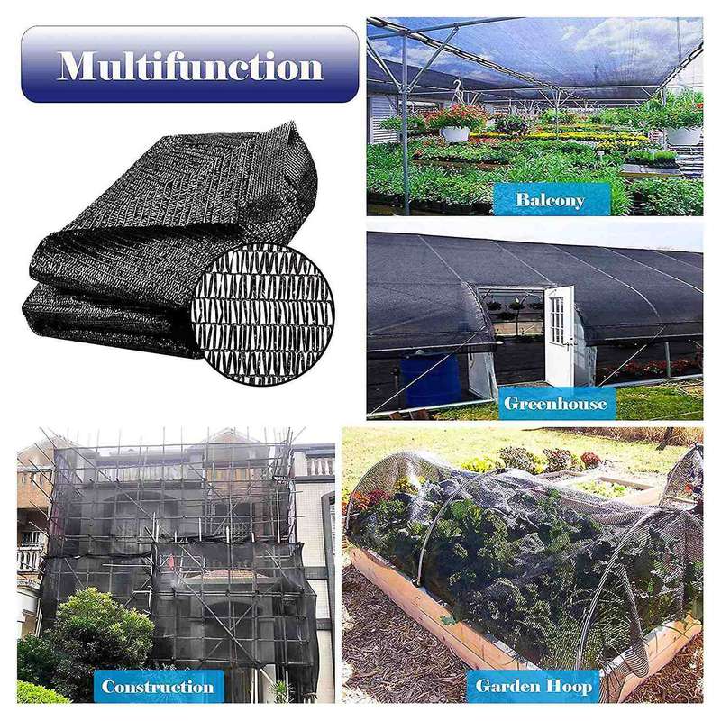 50% Sun Shade Net Mesh for Plants In Greenhouse 10ft X 10ft