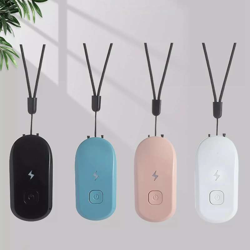 Air Purifier Ionizer Necklace Negative Ion Air Purify Personal Pink