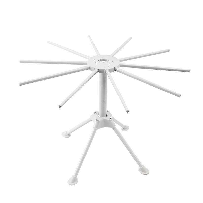 Pasta Drying Rack with 10 Bar Handles,pasta Drying Rack Folding,white