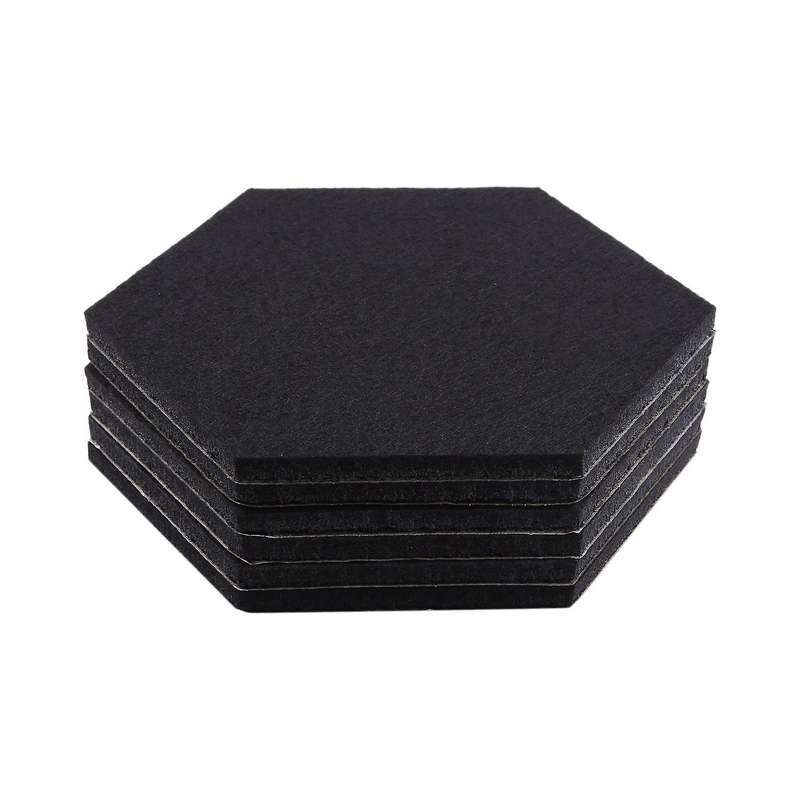 6 Pack Felt Memo Board Decorative Notice Board,(20 X 17 Cm)