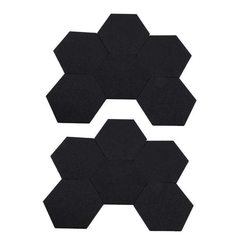 6 Pack Felt Memo Board Decorative Notice Board,(20 X 17 Cm)