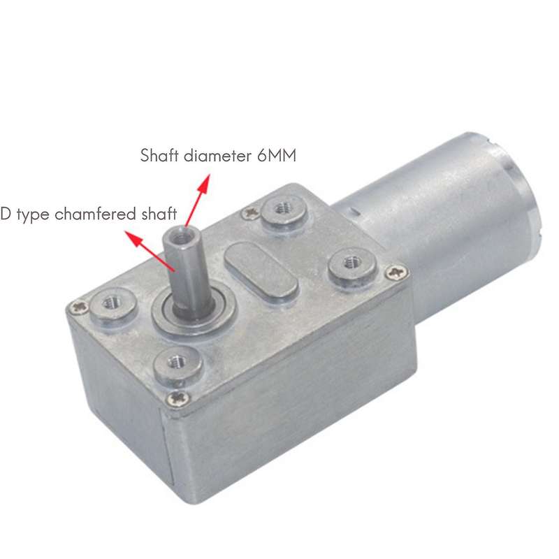 Reversible Worm Gear Motor High Torque 12v Micro-type Metal Motor