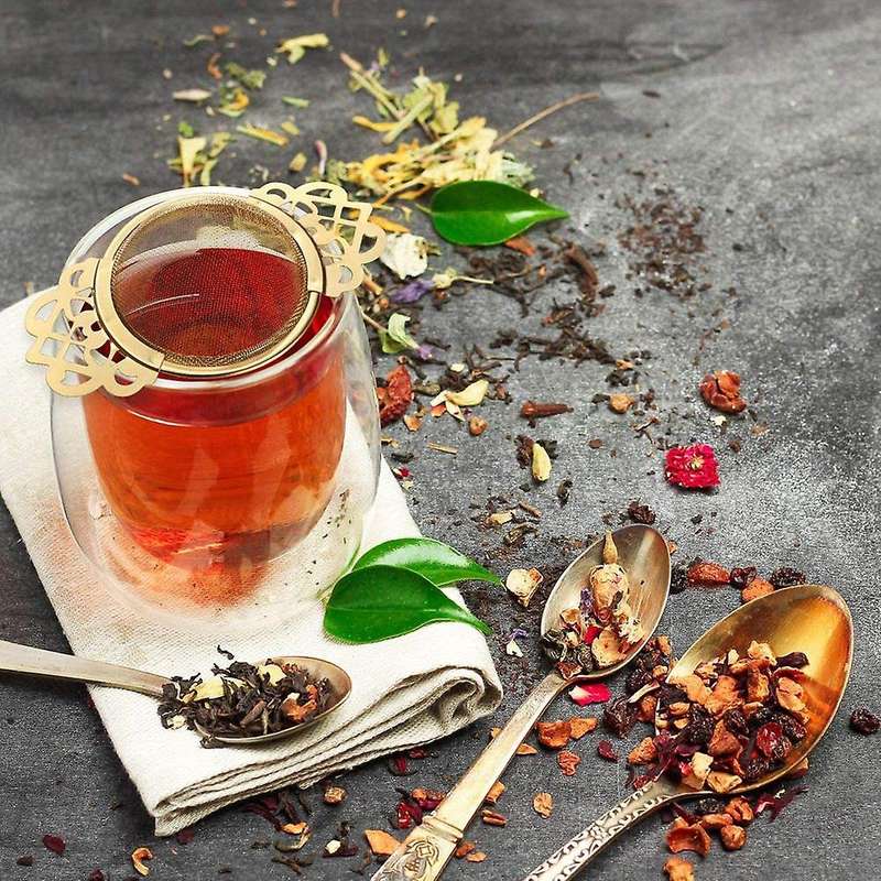 Tea Strainers with Drip Bowls, Mesh Tea Infuser Stainless Steel
