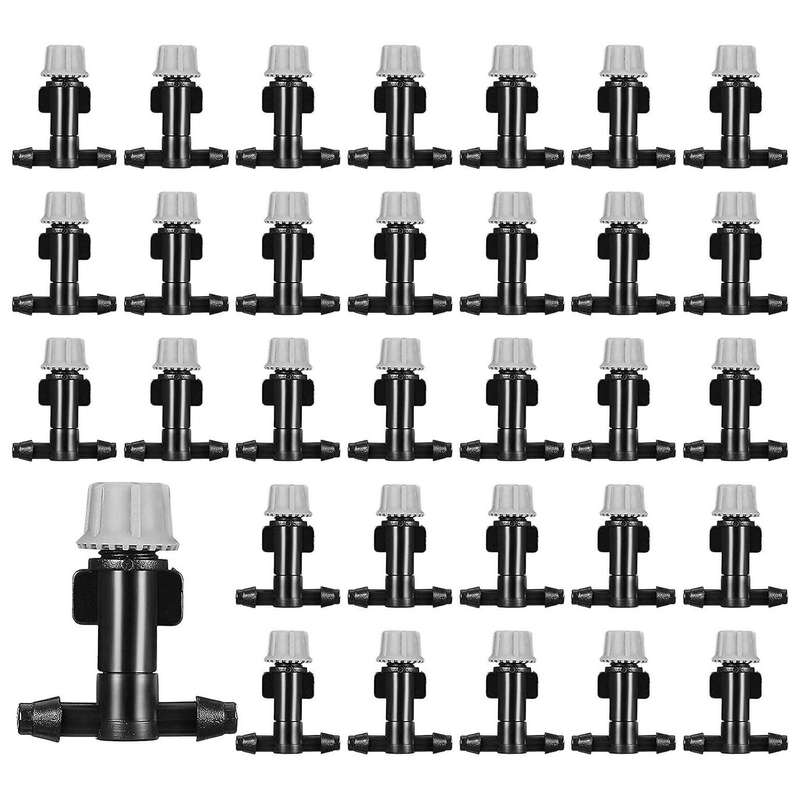 80 Pcs Adjustable Sprinkler Drip Irrigation Misting Dripper