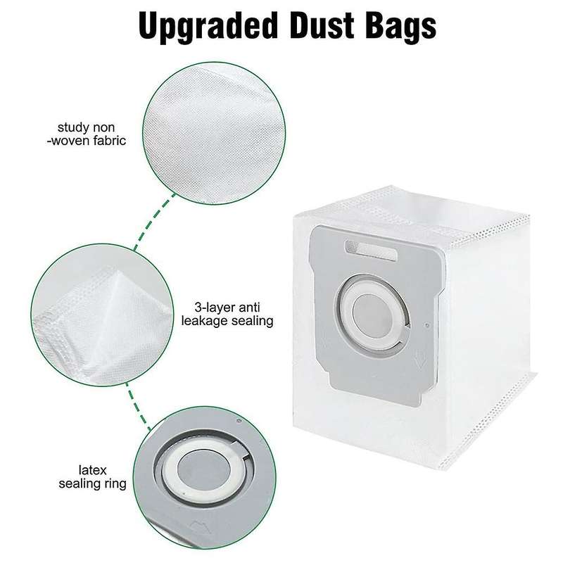 Vacuum Bag for Irobot Roomba I7(7150) I3+(3550) I6+ (6550) I8+