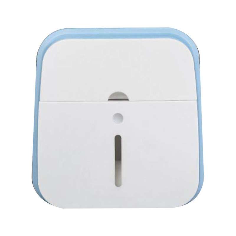 Toilet Tissue Box Paper Rack Wall-mounted Perforation Waterproof C