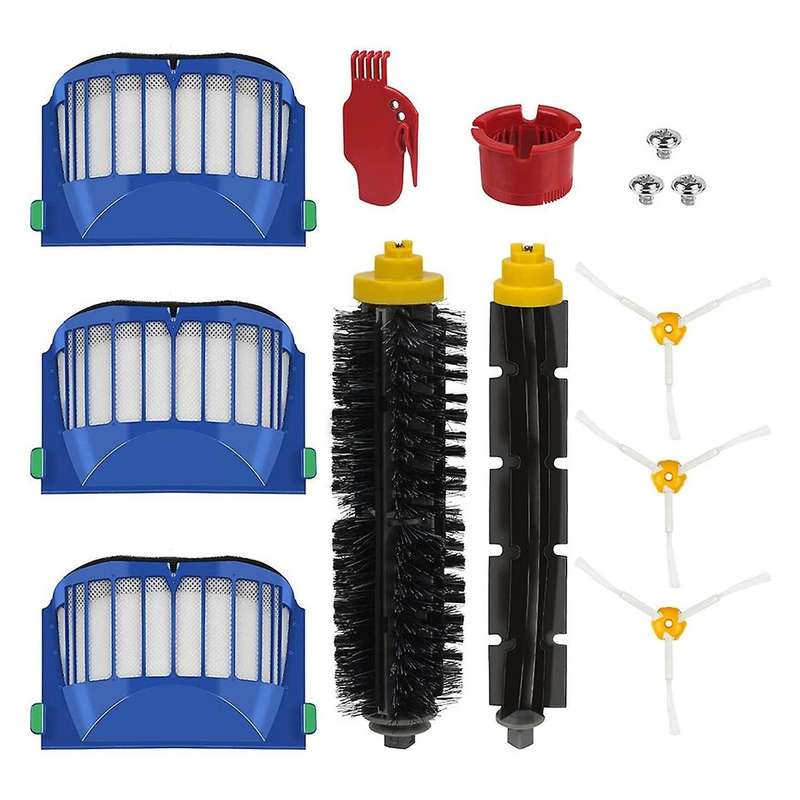 10 Pack for Irobot Roomba 600 & 500 Bristle & Beater Brush,side Brush
