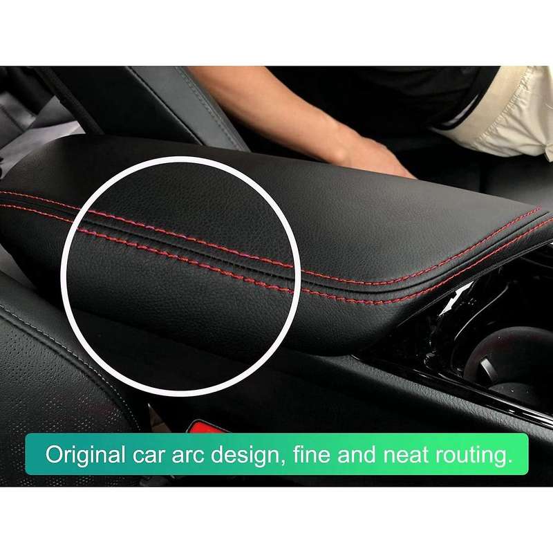 Armrest Box Cover for Toyota Chr 2017-2019 Armrest Lid, Black Line