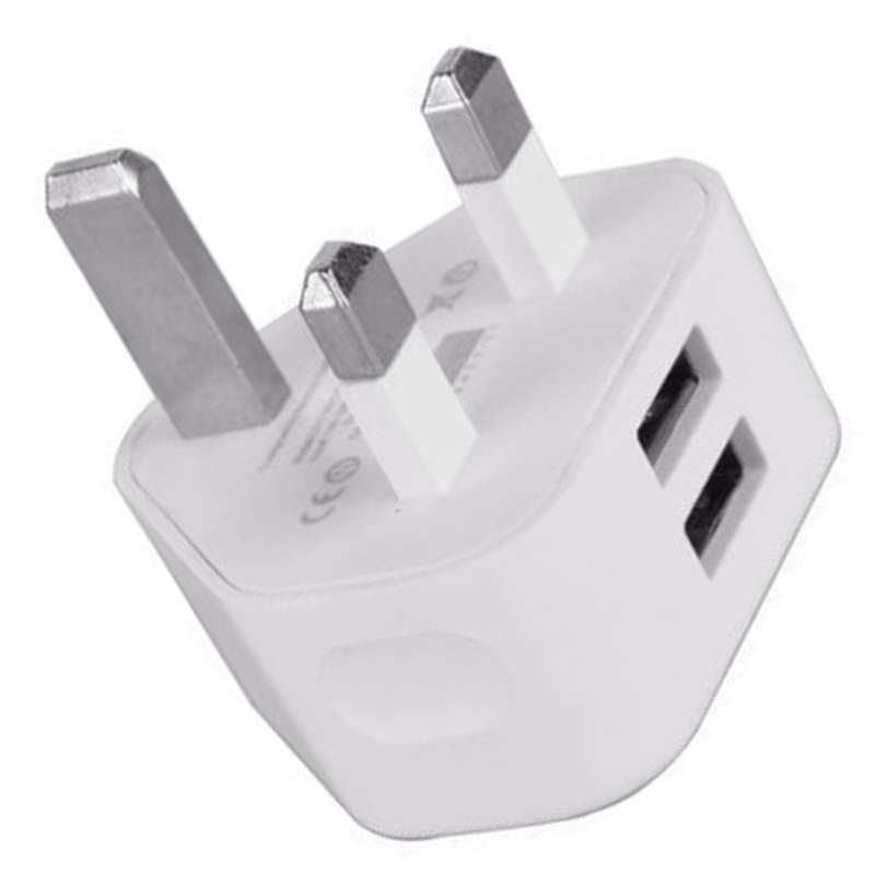 Usb Power Adapter Mobile Phone Charger Smart Travel Charger(uk Plug)