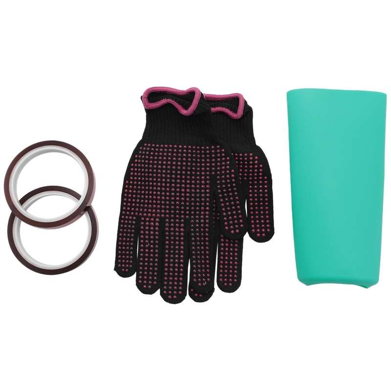 Sublimation Tumblers Silicone Bands Sleeve Kit with Gloves,tape A