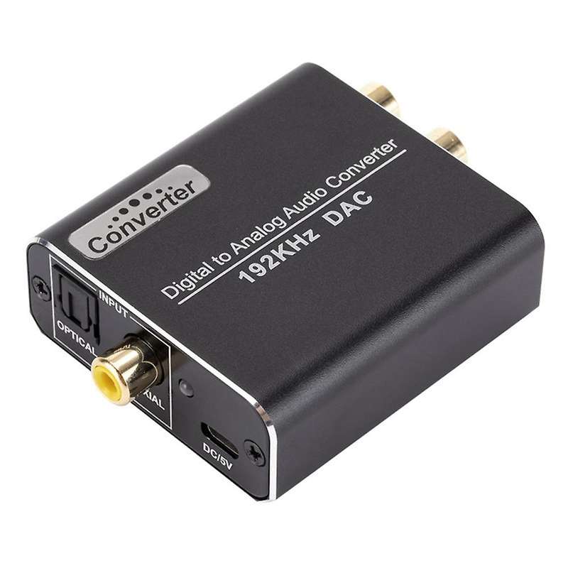 Digital to Analog Audio Converter,with Optical and Usb Cable