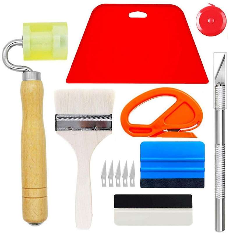 13pcs Complete Wallpaper Tools Kit for Wallpaper, Car Vinyl Wrap