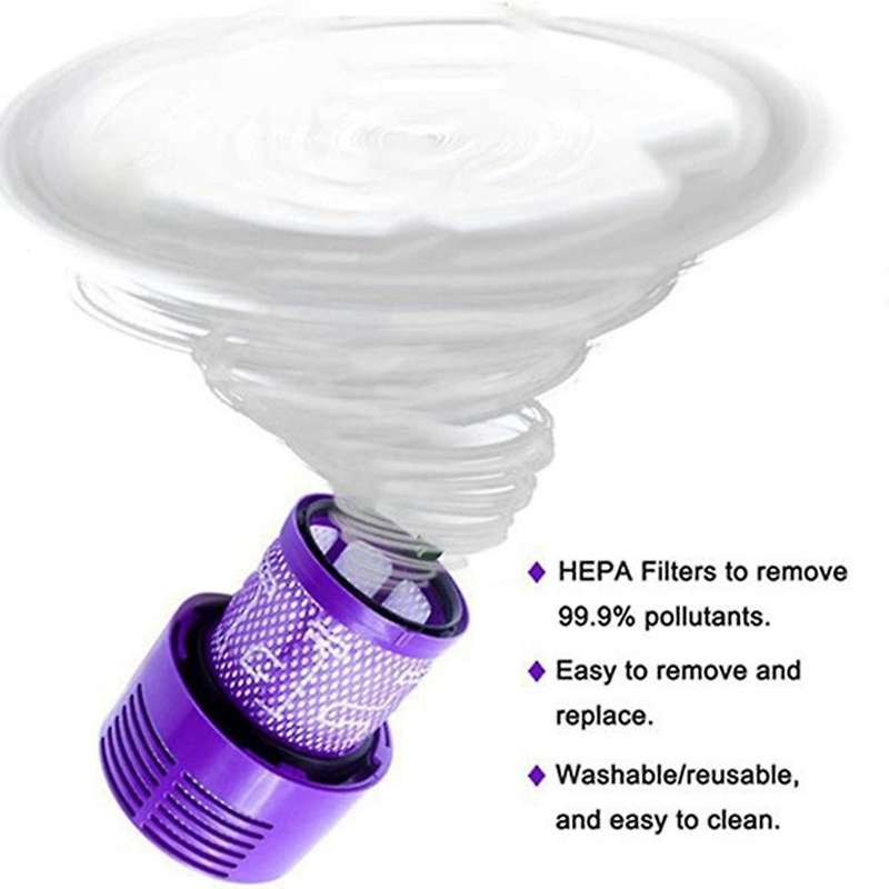 For Dyson V10 Sv12 Vacuum Cleaner Washable Filters Accessories -a