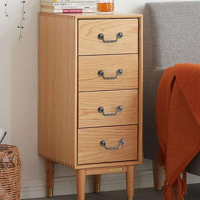 10 Piece Drop Drawer Handles Bronze Dresser Handles for Furniture