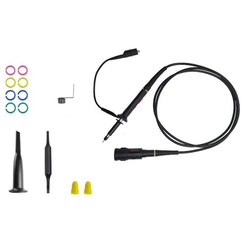 1pcs Dc-200mhz Oscilloscope Probe X1/x10 P2200 Bnc Test Lead Kit