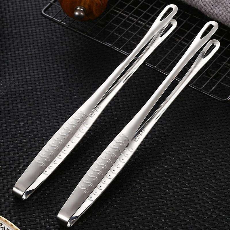 Stainless Steel Food Tongs for Fried Fish Steak Kitchen Accessories