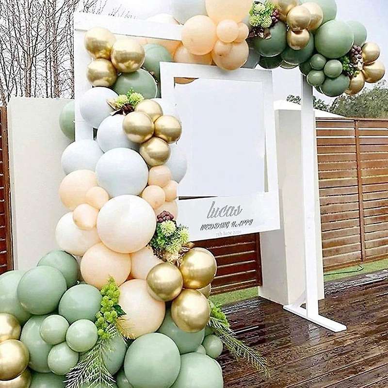 117pcs Avocado Green Balloon Garland Set, for Baby Shower Birthday