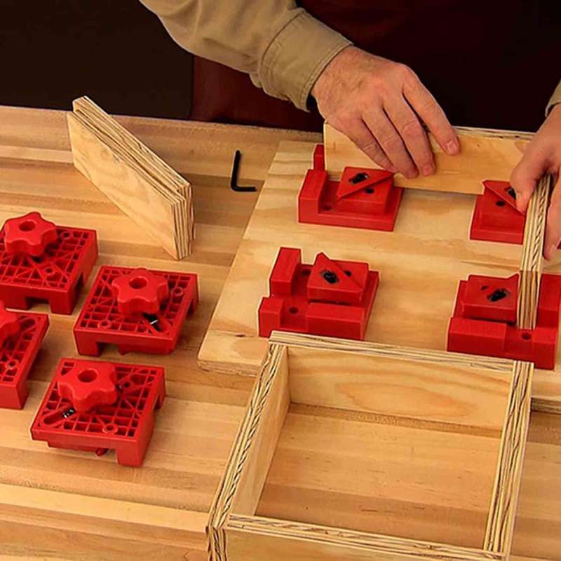 90 Clamp Squares Auxiliary Fixture Board Fixed Clip Woodworking Tool
