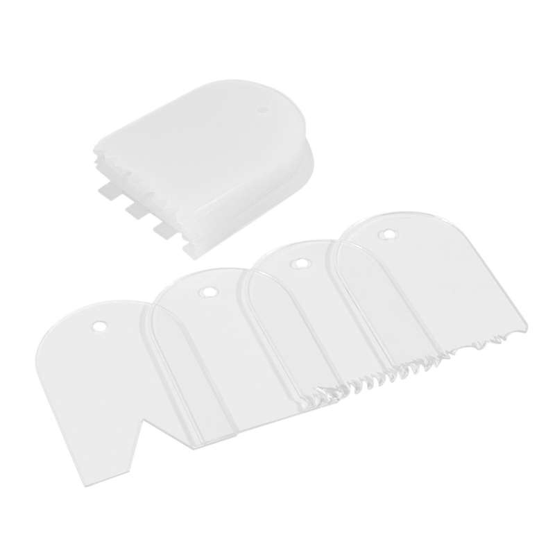 Transparent Acrylic Scraper Cream Scraper 22-piece Set Scraper