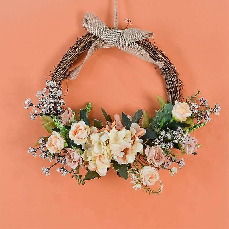 Wreath Hydrangea Wreath Wedding Boho Wreath Floral Accessories(a)