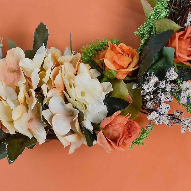 Wreath Hydrangea Wreath Wedding Boho Wreath Floral Accessories(a)