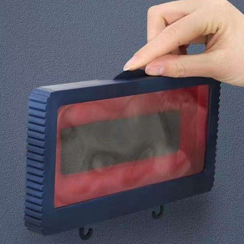 Bathroom Mobile Phone Holder Box Wall Mounted Nail Free Waterproof