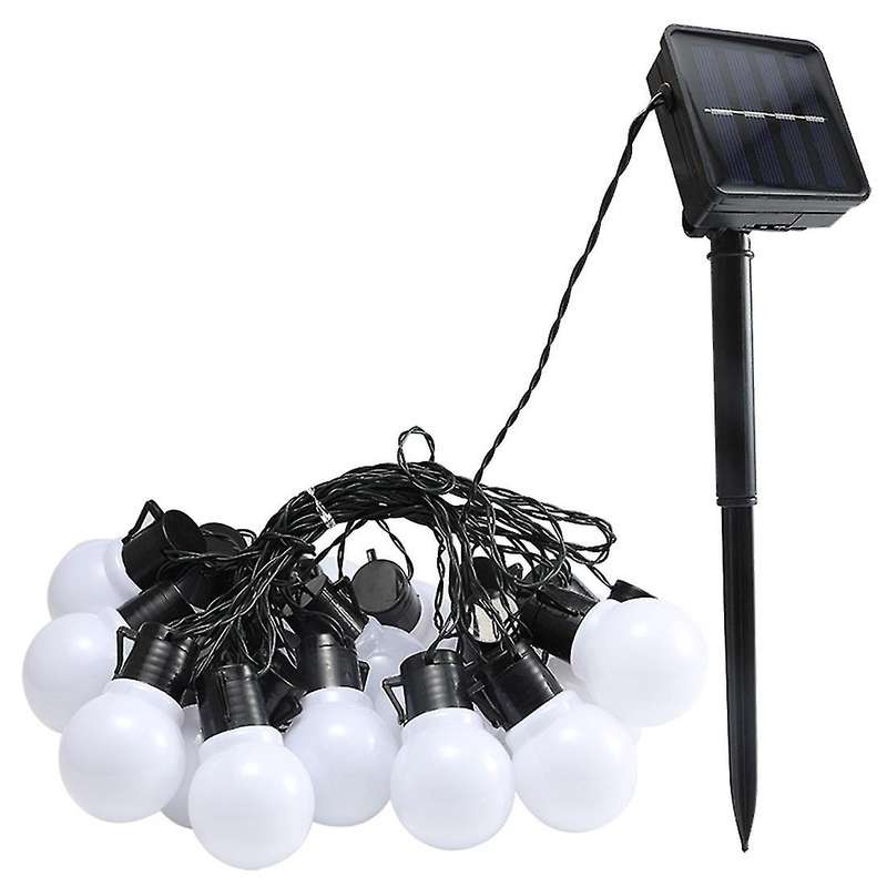 Led Solar Lamp Power Led String Fairy Lights Garlands Decor (10 Lamp)