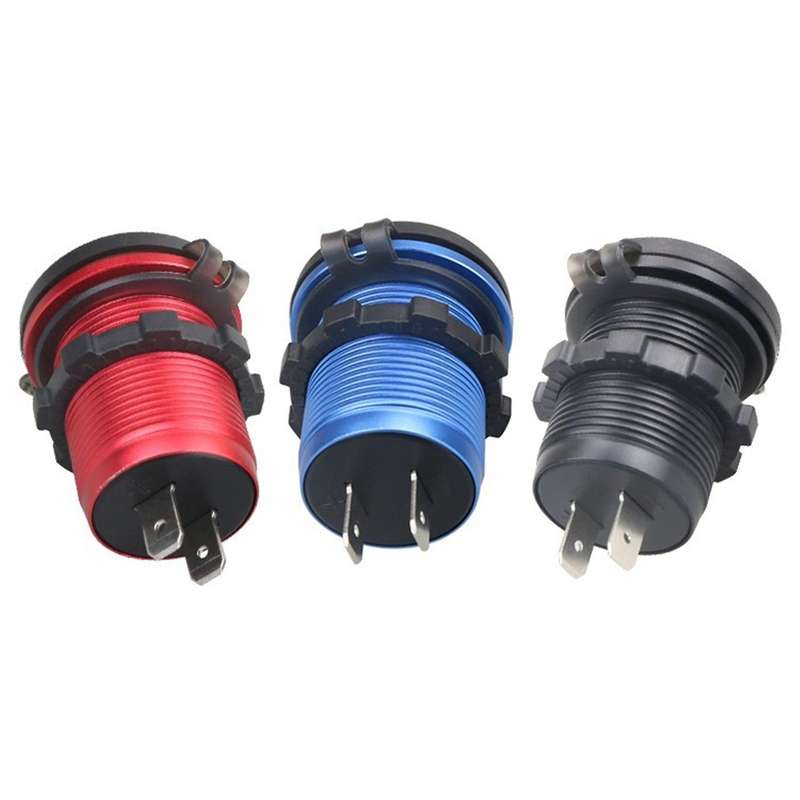 Car Charger Adapter Pd Qc 3.0 Dual Port Led Display Voltage Measure B