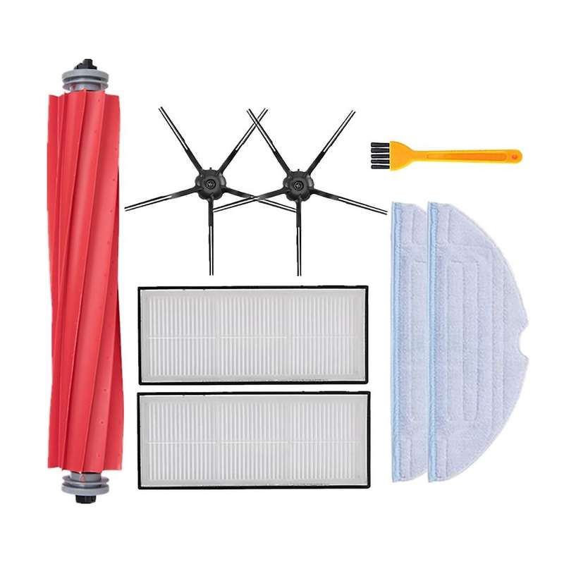 8pcs Replacement Parts Kit for Xiaomi Roborock S7 Robot Vacuum Black
