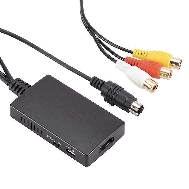 S-video and 3rca Cvbs Composite to Audio Video Converter Support 720p