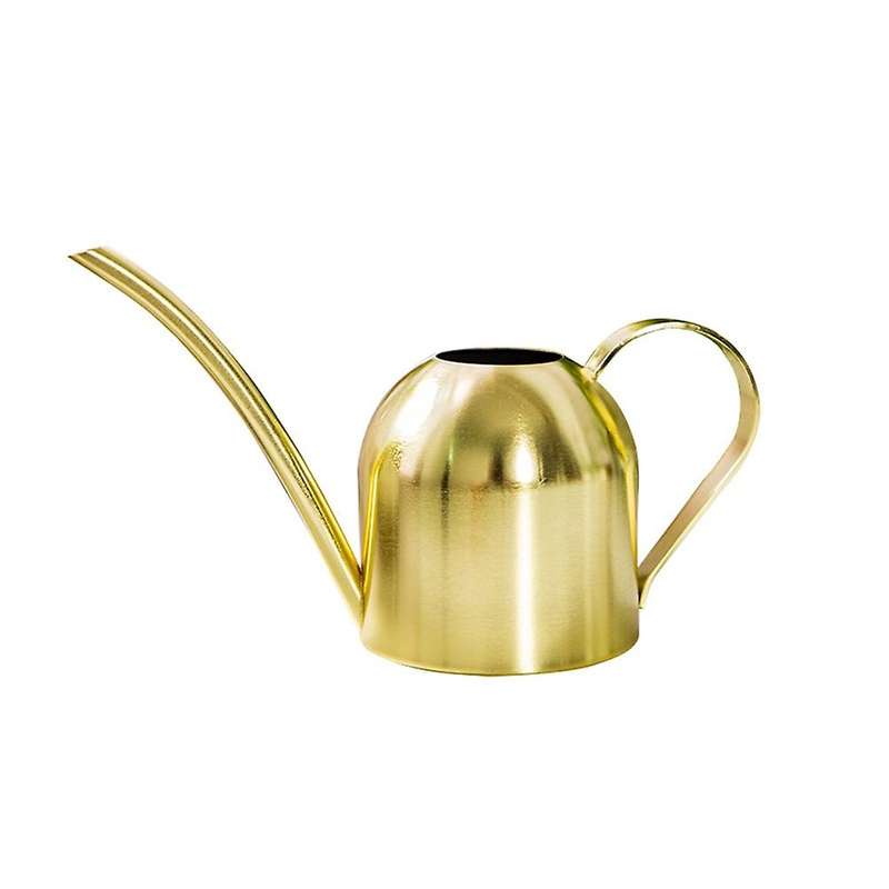 500ml Long Mouth Water Can Stainless Steel Watering Pot Tool -a
