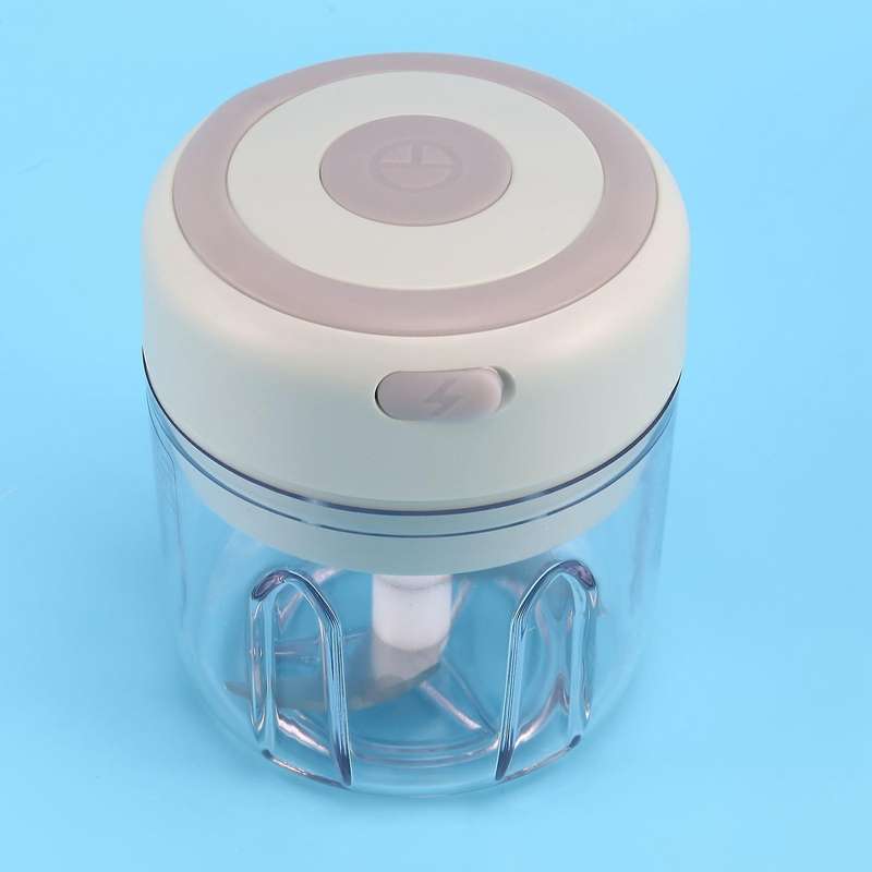 Electric Mini Garlic Chopper Slicer, Wireless Portable (green)