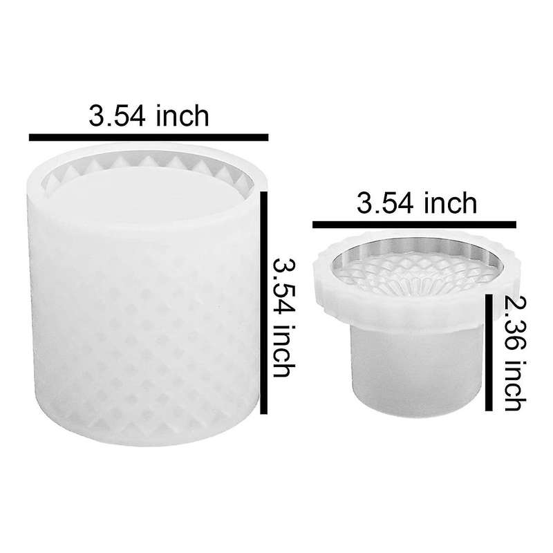 Resin Box Molds with Lids,3d Jar Mold for Resin Casting Home Decor