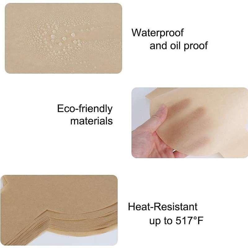 Baking Sheets with Lift Tabs Non-stick Precut Baking Parchment