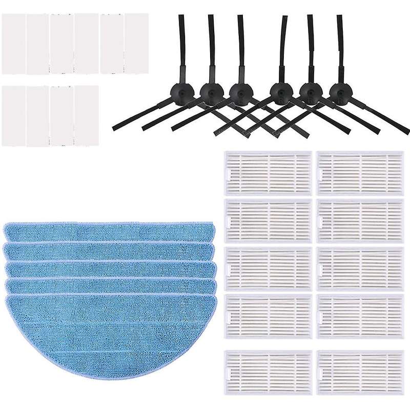 Hepa Filter Mop Cloth Side Brush for Chuwi Ilife V5 Pro X5 V5 Robot